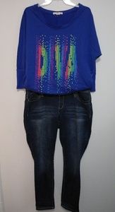 Brand Jeans and Cute Top